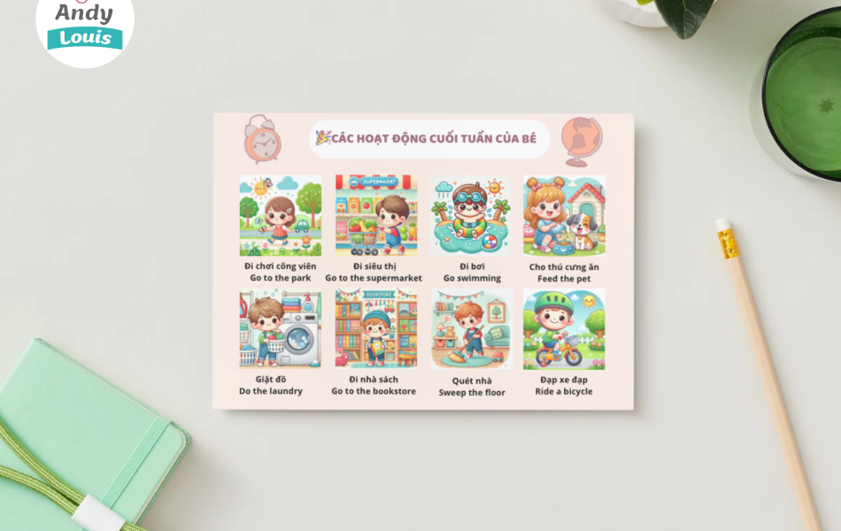 Thời gian biểu một ngày của bé