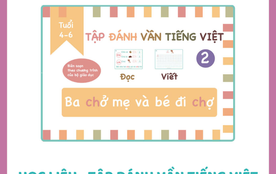 Học liệu - Đánh vần Tiếng Việt tập 2