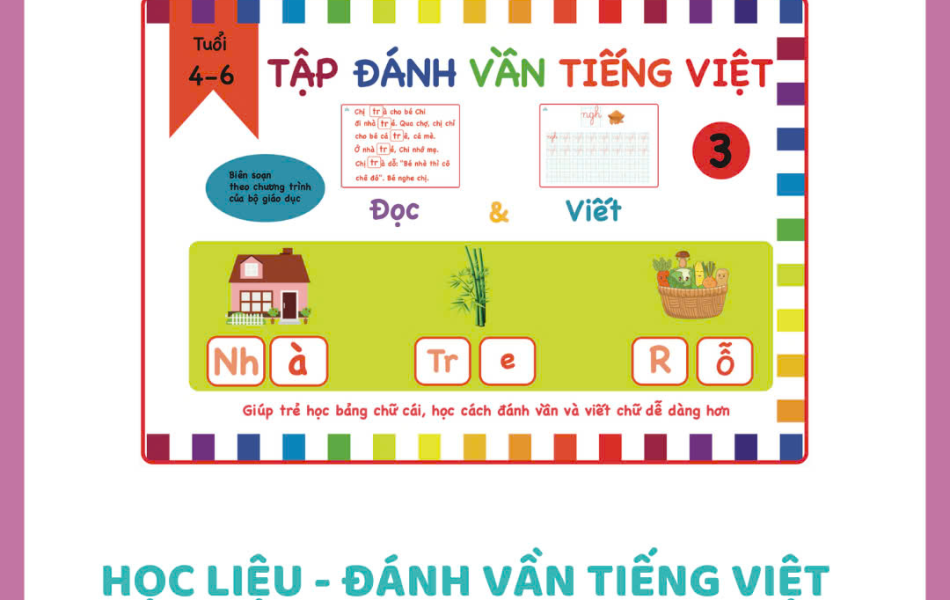 Học liệu - Đánh vần Tiếng Việt tập 3