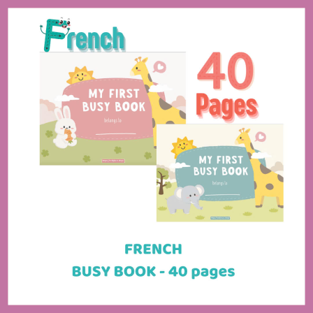  Học Liệu - Tiếng Pháp Busy Book