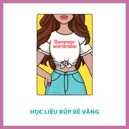 Học liệu búp bê - Vàng