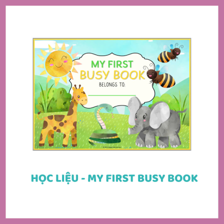 Học liệu - My First Busy Book