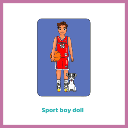 Sport boy doll